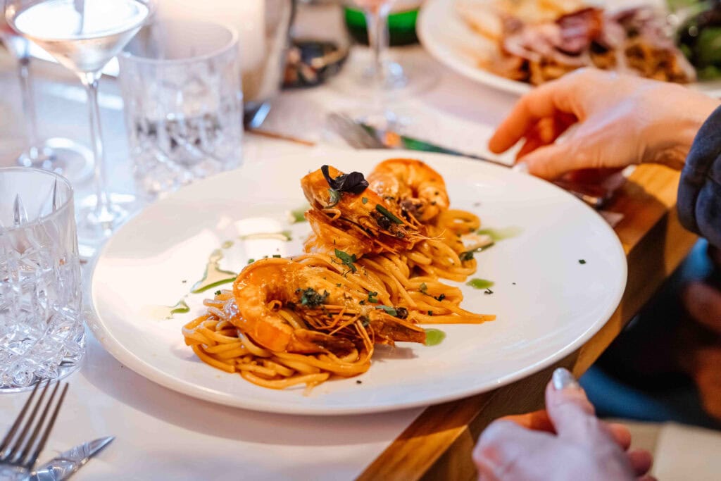 Fisch Pasta – mediterrane Spezialität aus Griechenlan